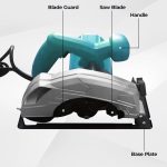 Corded Circular Saw 100-240V 1200-1480W