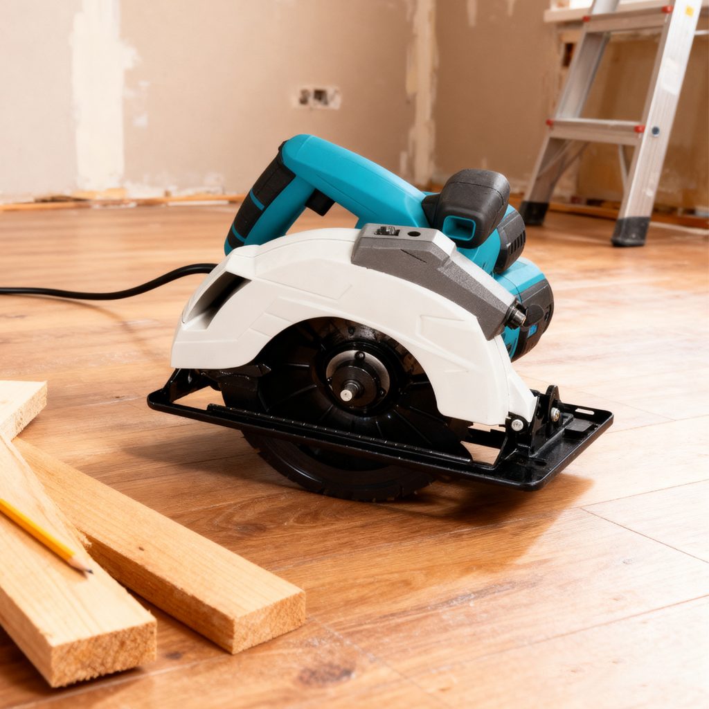 185mm Corded Circular Saw 100-240V 1200-1480W