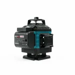 16-Line Green Laser Level with Tripod, 2 Batteries & Charger – Self Leveling, 515nm Beam