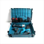 3-Piece Power Tool Set with 2 Batteries & 1 Charger