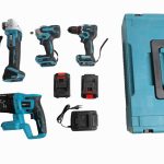 CISIVIS 5-Piece Power Tool Set With Battery Level Indicator